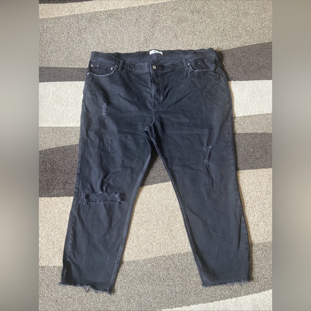 Abercrombie & Fitch Dark Gray High Rise Jeans